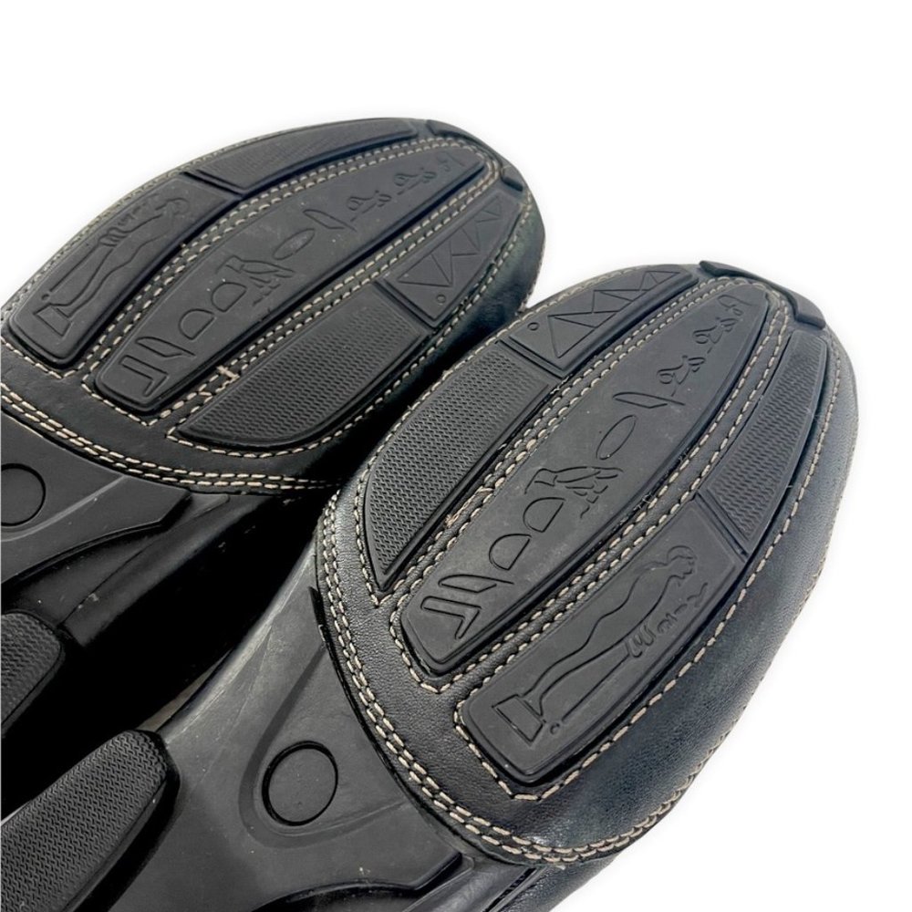 Giorgio Brutini Mens Sz‎ 11 Black Driving Moc Loafer Leather Vtg - Picture 9 of 11